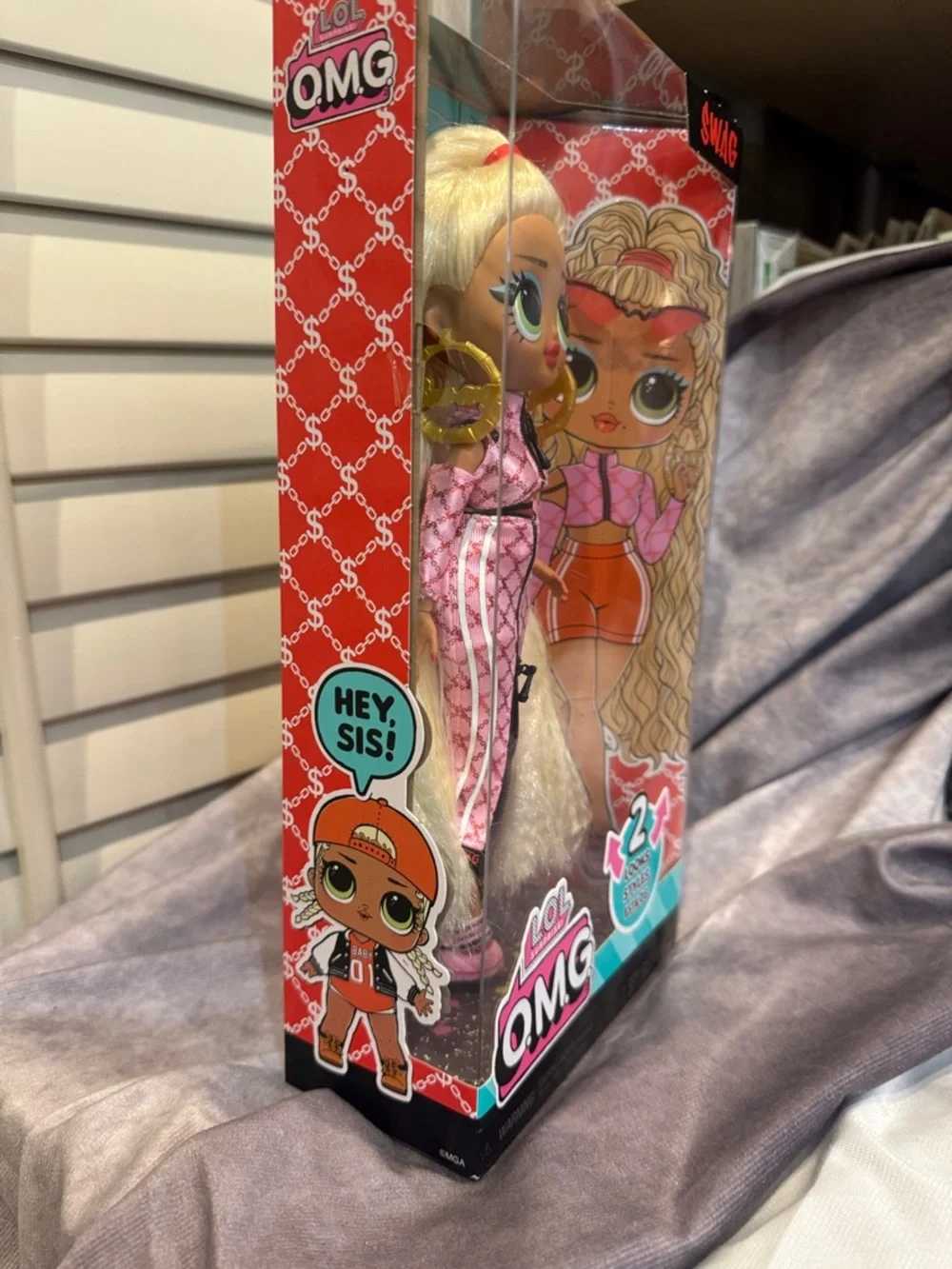L.O.L. Surprise! Blonde Hair SWAG  Doll in Pink and‎ Gold Outfit NIB